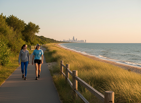 Illinois Beach State Park Lakefront Trail